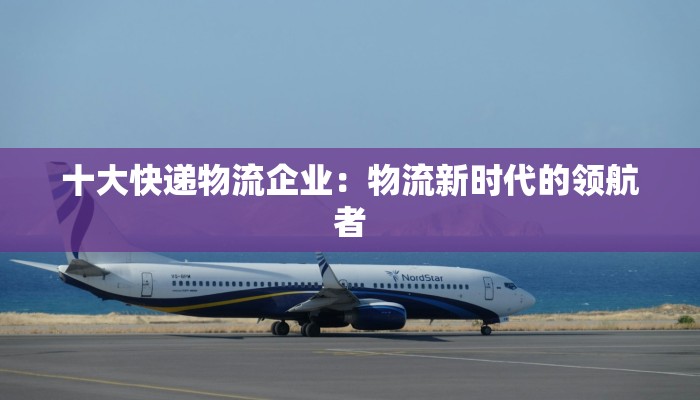 十大快递物流企业：物流新时代的领航者