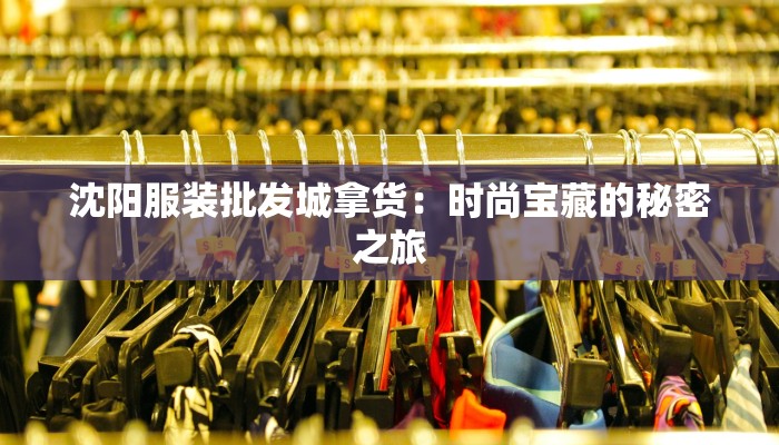 沈阳服装批发城拿货：时尚宝藏的秘密之旅