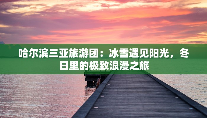 哈尔滨三亚旅游团:冰雪遇见阳光,冬日里的极致浪漫之旅 哈尔滨三亚旅游团:冰雪遇见阳光,冬日里的极致浪漫之旅