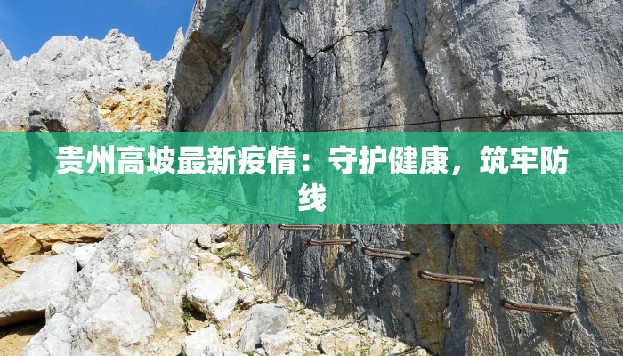 贵州高坡最新疫情：守护健康，筑牢防线