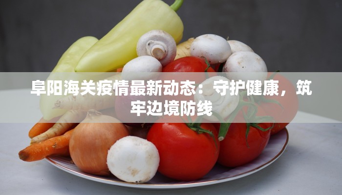 阜阳海关疫情最新动态:守护健康,筑牢边境防线 阜阳海关疫情最新动态:守护健康,筑牢边境防线