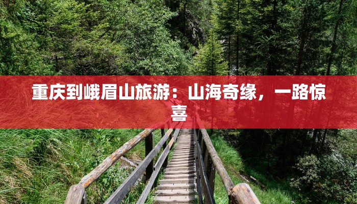 重庆到峨眉山旅游:山海奇缘,一路惊喜 重庆到峨眉山旅游:山海奇缘,一路惊喜