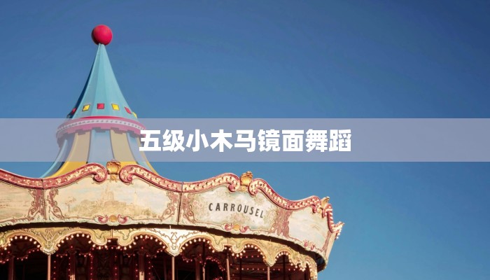 五级小木马镜面舞蹈 五级小木马镜面舞蹈