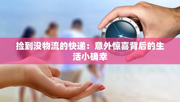 捡到没物流的快递：意外惊喜背后的生活小确幸