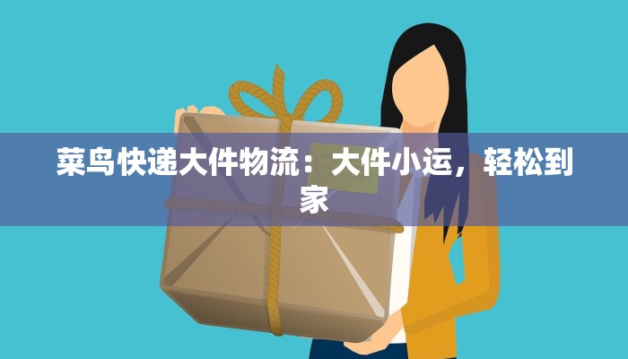菜鸟快递大件物流:大件小运,轻松到家 菜鸟快递大件物流:大件小运,轻松到家
