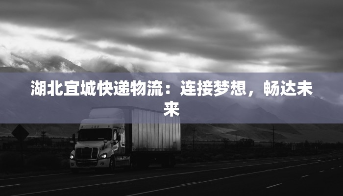 湖北宜城快递物流：连接梦想，畅达未来