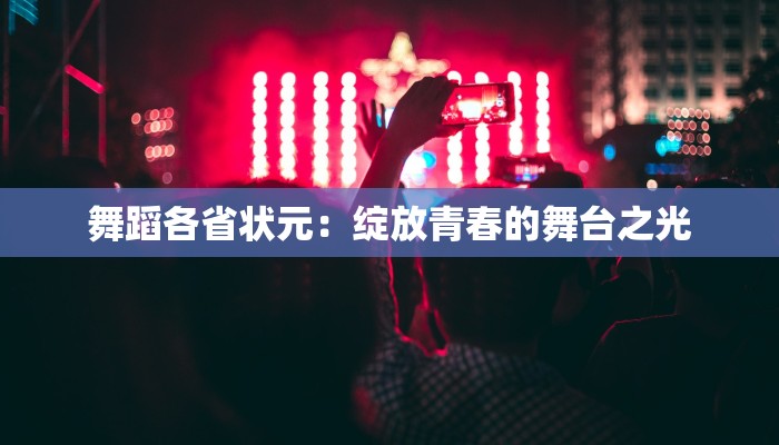 舞蹈各省状元:绽放青春的舞台之光 舞蹈各省状元:绽放青春的舞台之光