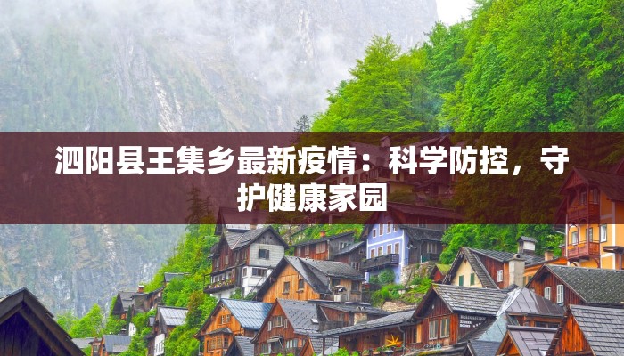 泗阳县王集乡最新疫情：科学防控，守护健康家园