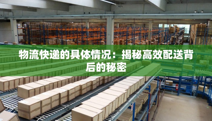 物流快递的具体情况：揭秘高效配送背后的秘密